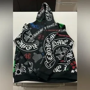 Chrome Hearts | Sweaters | Chrome Hearts Stencil Hoodie | Poshmark